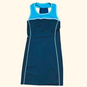 Title Nine Twisted Sister Vented Color Block Activewear Dress Sz XS